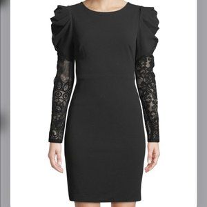 Betsey Johnson Puff/lace long sleeve